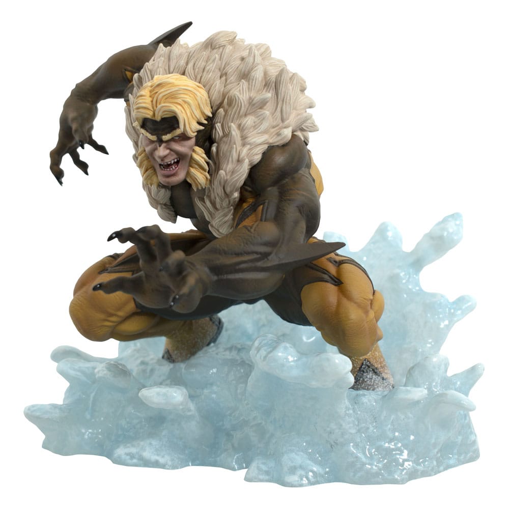 Diorama Marvel Comic Gallery Sabretooth/ Dent de sabre 16 cm