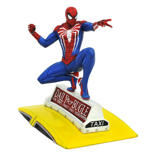 Spider-Man 2018 Jeu vidéo : Statuette Spider-Man sur Taxi 23 cm
