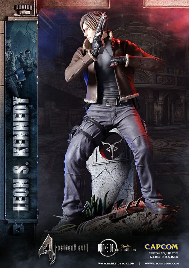 Resident Evil statuette Premium Leon Kennedy 50 cm