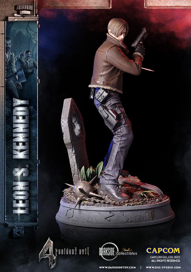 Resident Evil statuette Premium Leon Kennedy 50 cm
