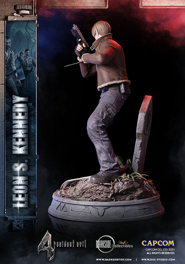 Resident Evil statuette Premium Leon Kennedy 50 cm