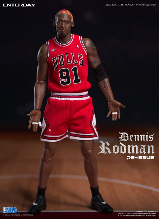 NBA Collection figurine Real Masterpiece 1/6 Dennis Rodman Limited Retro Editon 33 cm