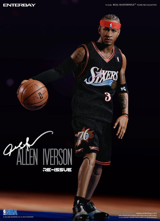 NBA Collection figurine Real Masterpiece 1/6 Allen Iverson Limited Retro Edition 30 cm