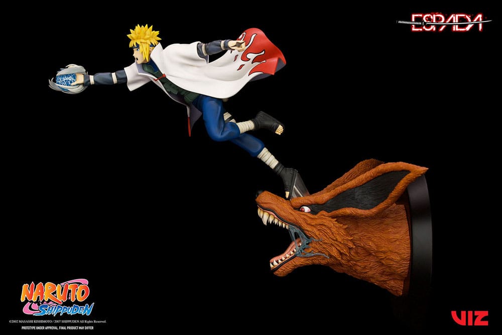 Naruto Shippuden Statuette Minato Namikaze Vs Kyûbi (Kurama)