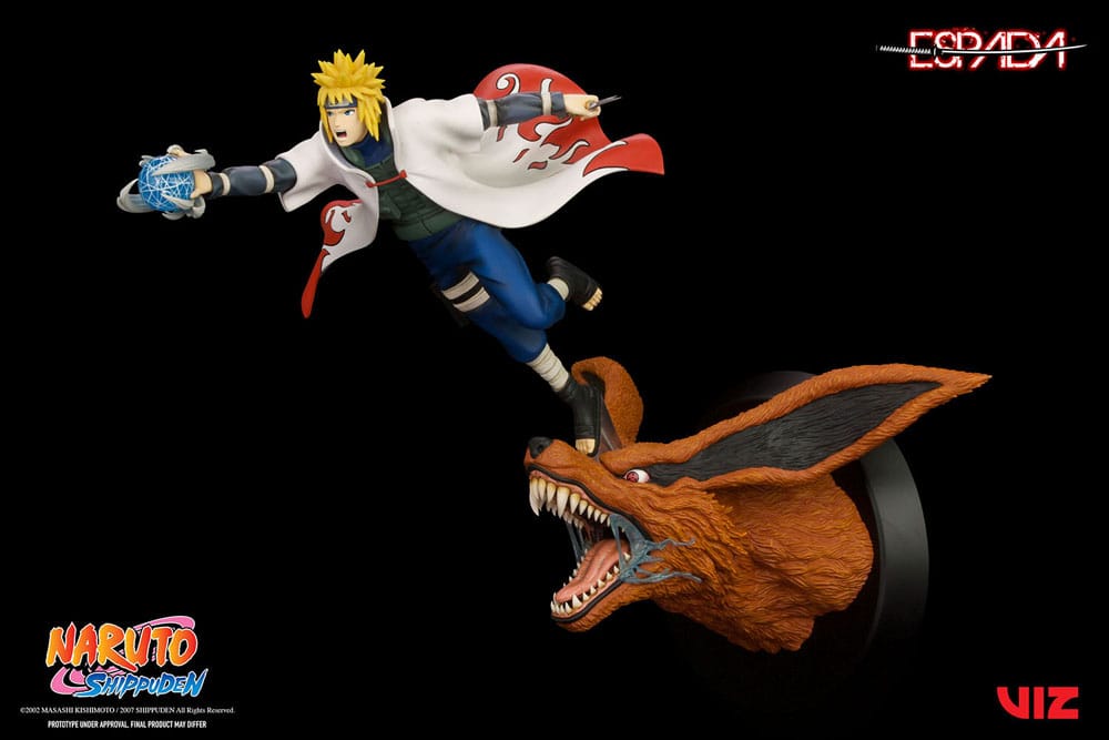 Naruto Shippuden Statuette Minato Namikaze Vs Kyûbi (Kurama)