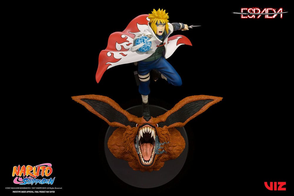 Naruto Shippuden Statuette Minato Namikaze Vs Kyûbi (Kurama)