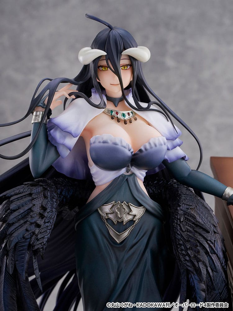 Overlord statuette PVC SHIBUYA SCRAMBLE FIGURE 1/7 Albedo Jet Black Dress Ver. 28 cm