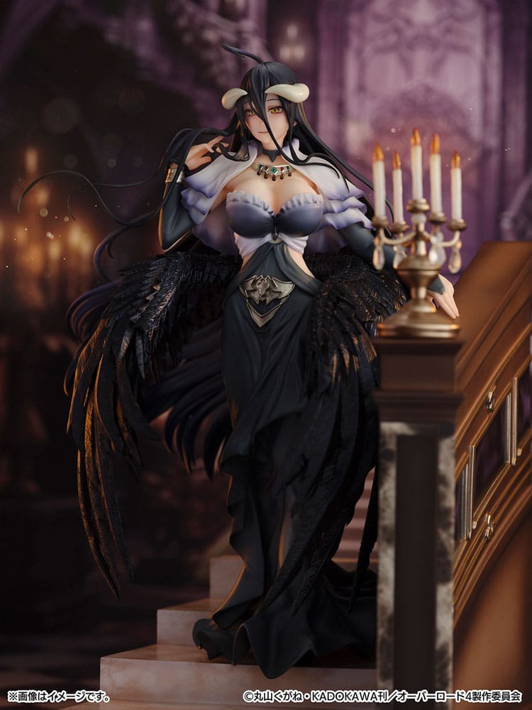 Overlord statuette PVC SHIBUYA SCRAMBLE FIGURE 1/7 Albedo Jet Black Dress Ver. 28 cm