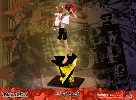 Cowboy Bebop statuette 1/8 Ed & Ein 28 cm