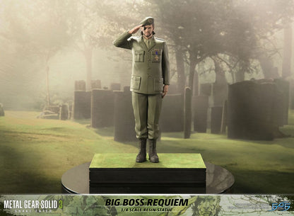 Metal Gear Solid 3: Snake Eater statuette 1/4 Big Boss Requiem 55 cm
