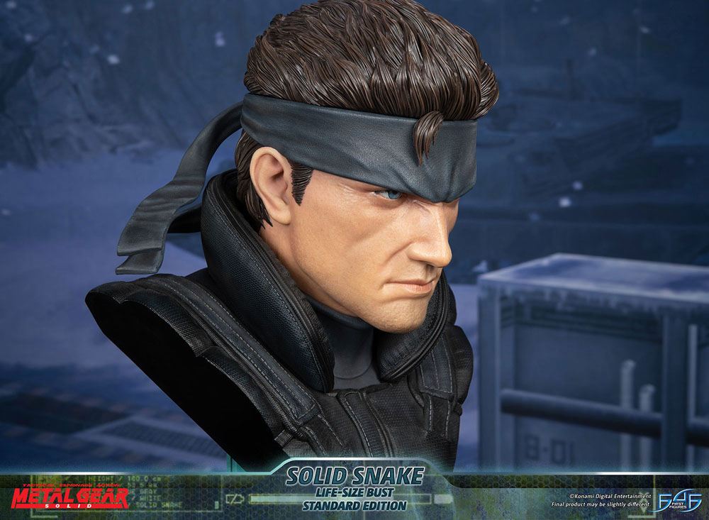 Metal Gear Solid : Buste 1/1 Solid Snake 56 cm