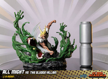 My Hero Academia diorama All Might Vs. the Sludge Villain 30 cm