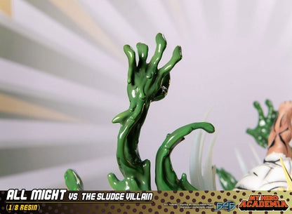 My Hero Academia diorama All Might Vs. the Sludge Villain 30 cm