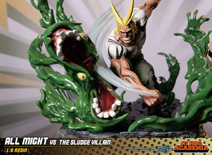 My Hero Academia diorama All Might Vs. the Sludge Villain 30 cm