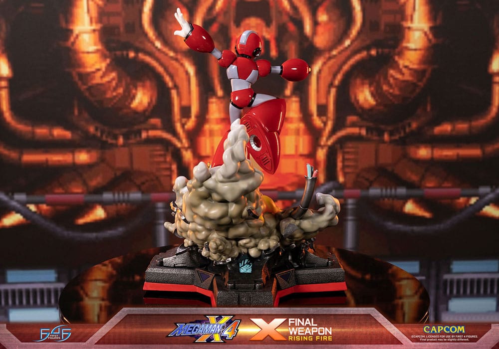 Mega Man X4 statuette X Finale Weapon Rising Fire 45 cm