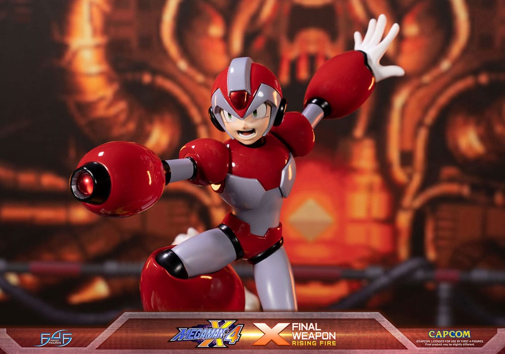 Mega Man X4 statuette X Finale Weapon Rising Fire 45 cm