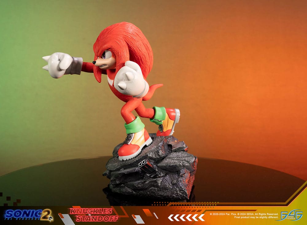 Sonic the Hedgehog 2 statuette Knuckles Standoff 30 cm