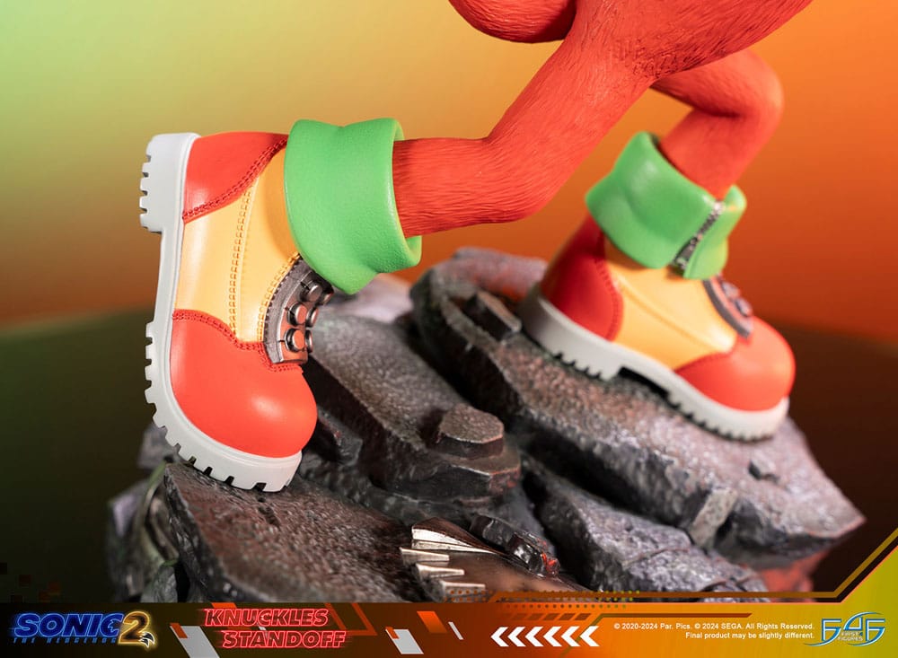 Sonic the Hedgehog 2 statuette Knuckles Standoff 30 cm