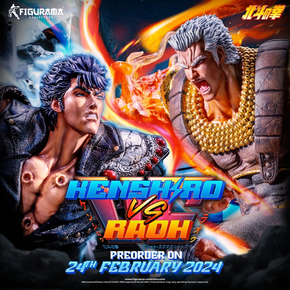 Fist of the North Star statuette Elite Exclusive 1/6 Kenshiro vs Raoh 59 cm Statuettes Ken le Survivant