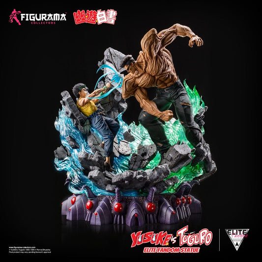 Yu Yu Hakusho : Statuette Elite Exclusive 1/6 Yusuke vs Toguro 59 cm