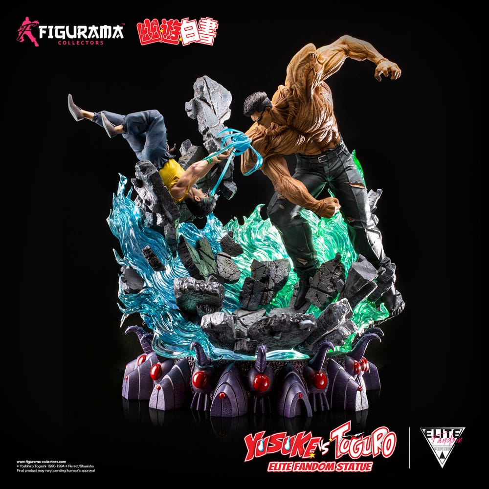 Yu Yu Hakusho : Statuette Elite Exclusive 1/6 Yusuke vs Toguro 59 cm