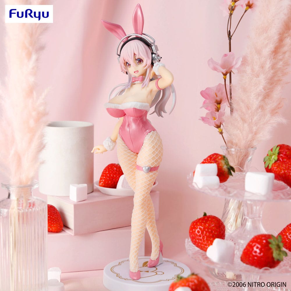 Super Sonico Statuette PVC Super Sonico Pink Ver. 30 cm