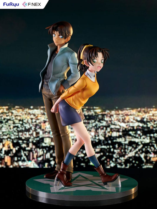 Détective Conan F:NEX statuette PVC 1/7 Heiji Hattori Kazuha Toyama 26 cm