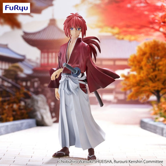 Rurouni Kenshin : Statuette romaine Meiji Kenkaku PVC Trio-Try-iT Kenshin Himura 19 cm