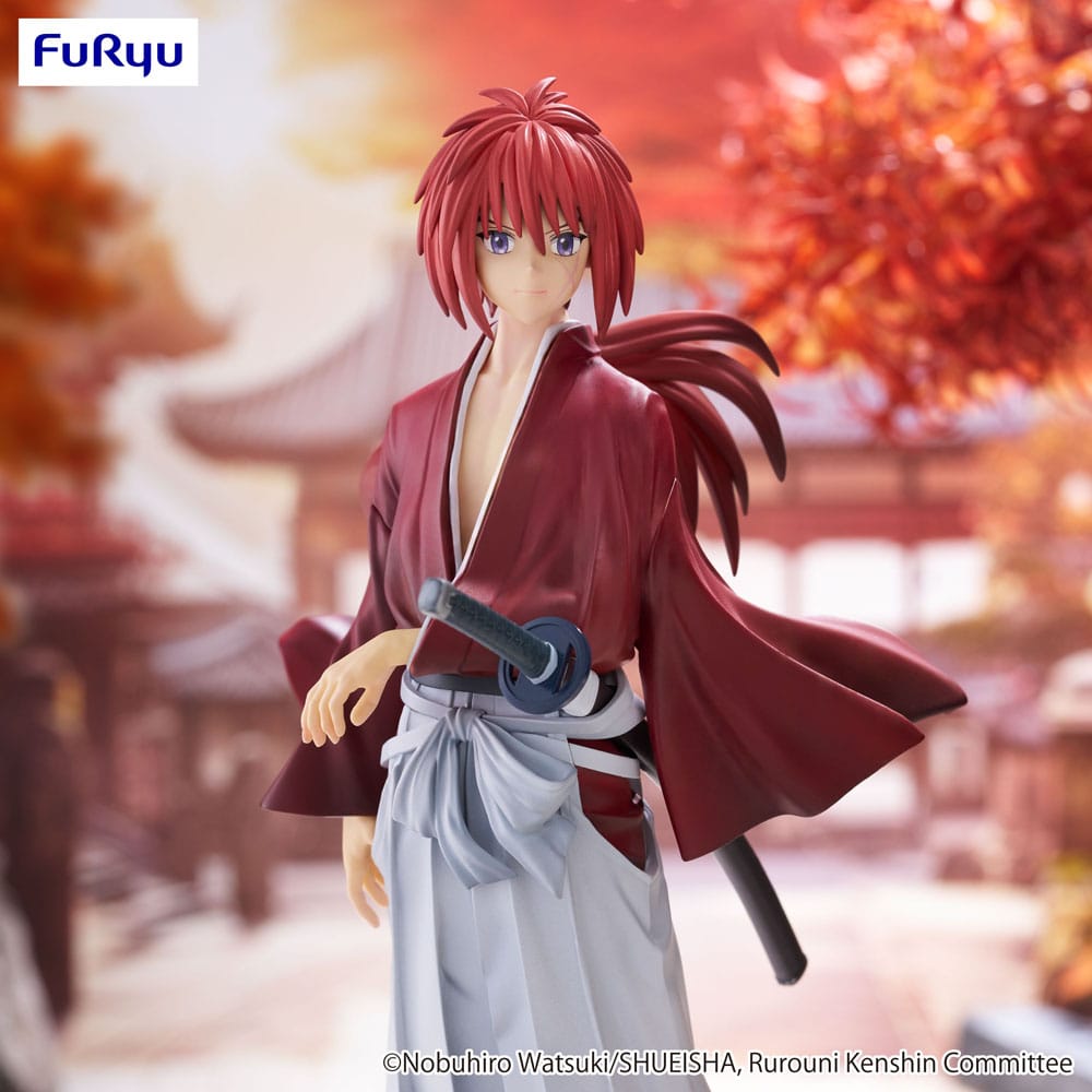 Rurouni Kenshin : Statuette romaine Meiji Kenkaku PVC Trio-Try-iT Kenshin Himura 19 cm