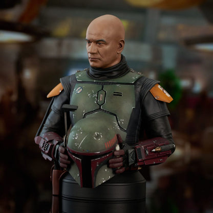 Star Wars: The Book of Boba Fett buste 1/6 Boba Fett Unhelmeted 15 cm