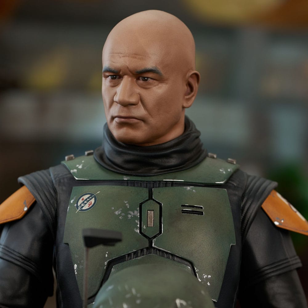 Star Wars: The Book of Boba Fett buste 1/6 Boba Fett Unhelmeted 15 cm