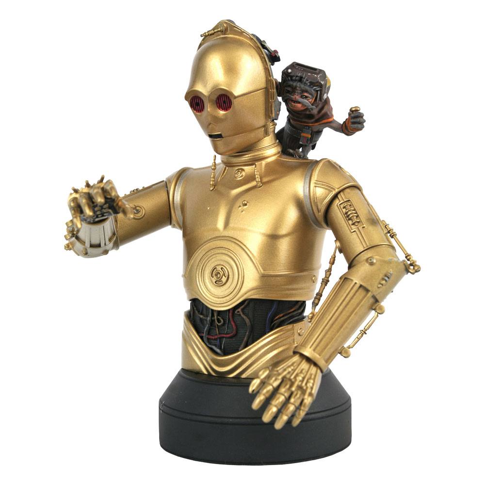 Star Wars Episode IX buste 1/6 C-3PO & Babu Frik 15 cm