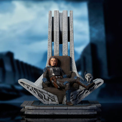 Star Wars: The Mandalorian statuette Premier Collection 1/7 Bo-Katan Kryze on Throne 35 cm