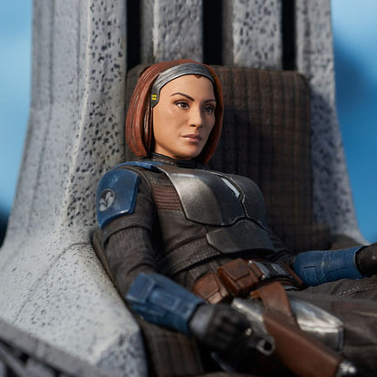 Star Wars: The Mandalorian statuette Premier Collection 1/7 Bo-Katan Kryze on Throne 35 cm