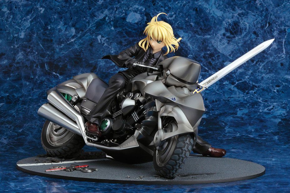Fate/Zero statuette 1/8 Saber &amp; Saber Motored Cuirassier (re-run) 16 cm