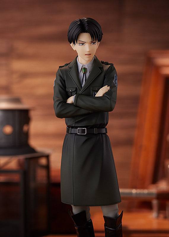 L´Attaque des Titans Statuette PVC Pop Up Parade Levi Dark Color Ver. heo European Exclusive Statuettes