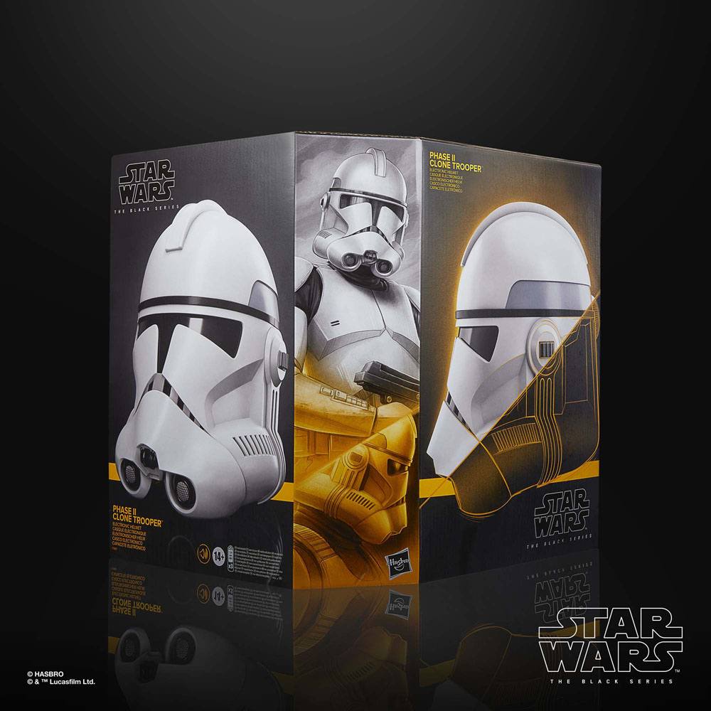Star Wars: The Clone Wars Black Series casque électronique Phase II Clone Trooper