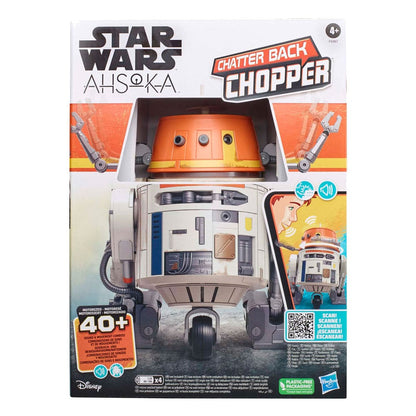 Star Wars: Ahsoka Figurine électronique Animatronic Chatter Back Chopper 19 cm