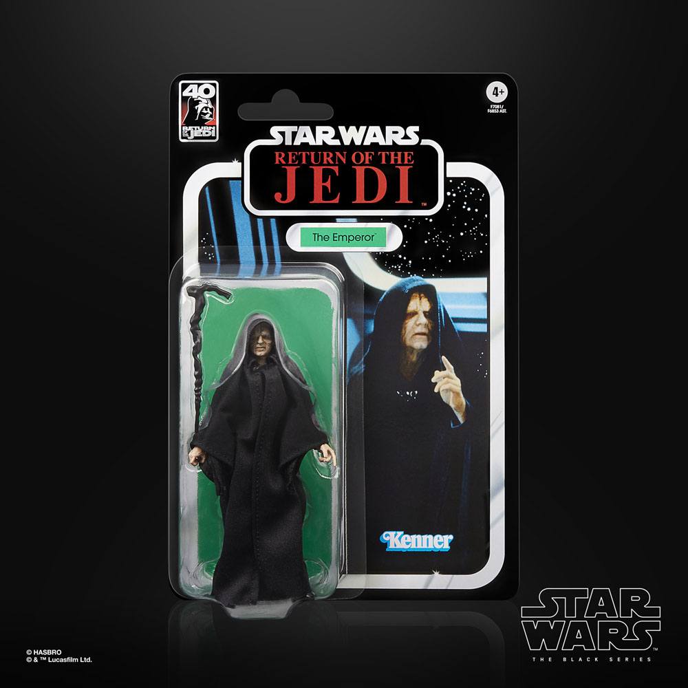 Star Wars Episode VI 40th Anniversary Black Series figurine The Emperor 15 cm