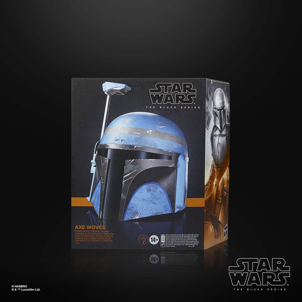 Star Wars: The Mandalorian Black Series casque electronique Axe Woves