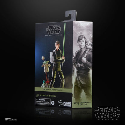 Star Wars: The Book of Boba Fett pack 2 figurines Luke Skywalker & Grogu 15 cm