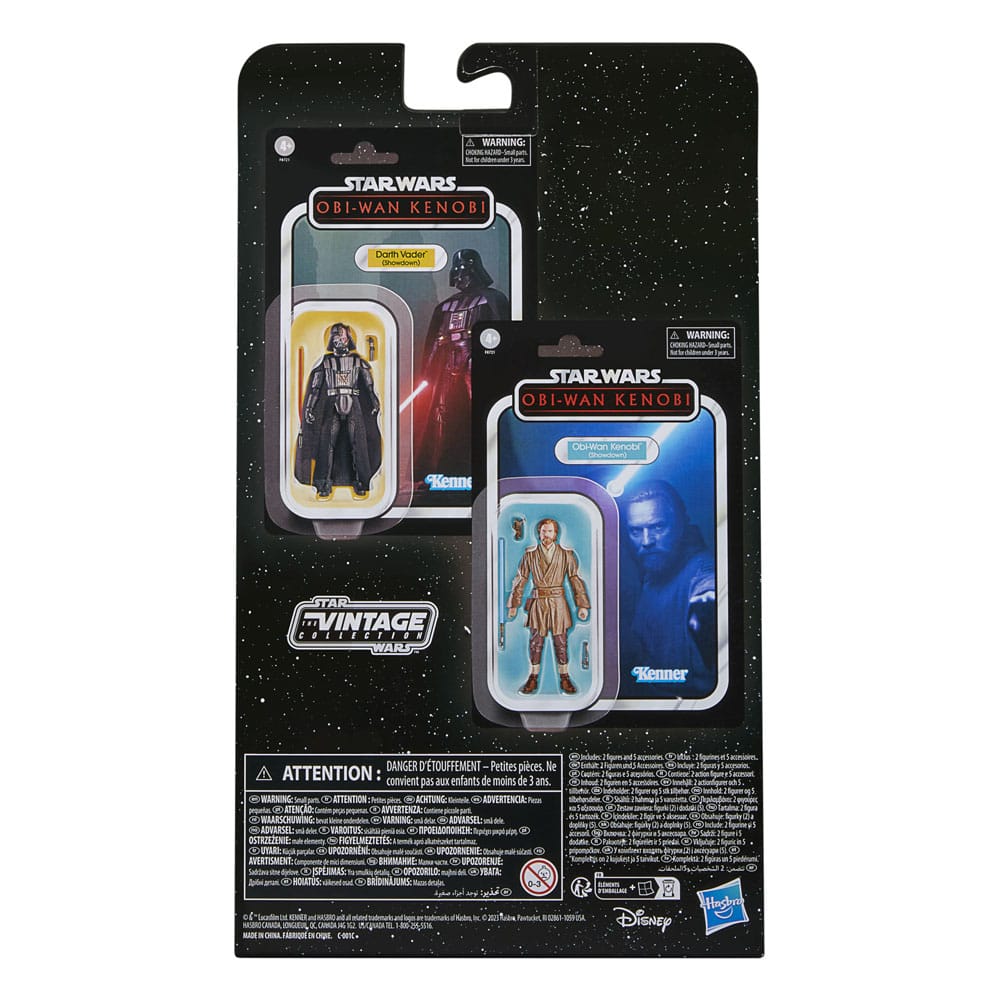 Star Wars: Obi-Wan Kenobi Vintage Collection pack 2 figurines Dark Vador  & Obi-Wan Kenobi 10 cm