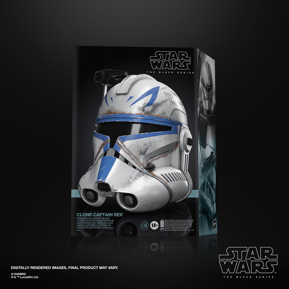 Star Wars: Ahsoka Black Series casque électronique Clone Captain Rex Répliques: 1/1 Star Wars