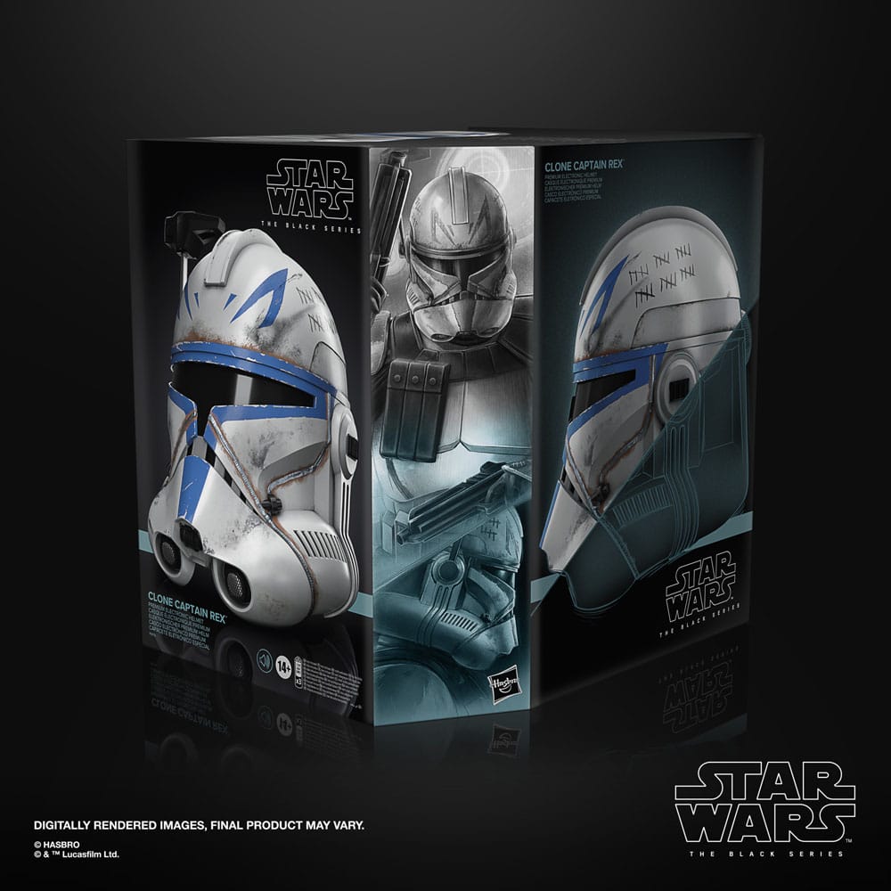 Star Wars: Ahsoka Black Series casque électronique Clone Captain Rex Répliques: 1/1 Star Wars