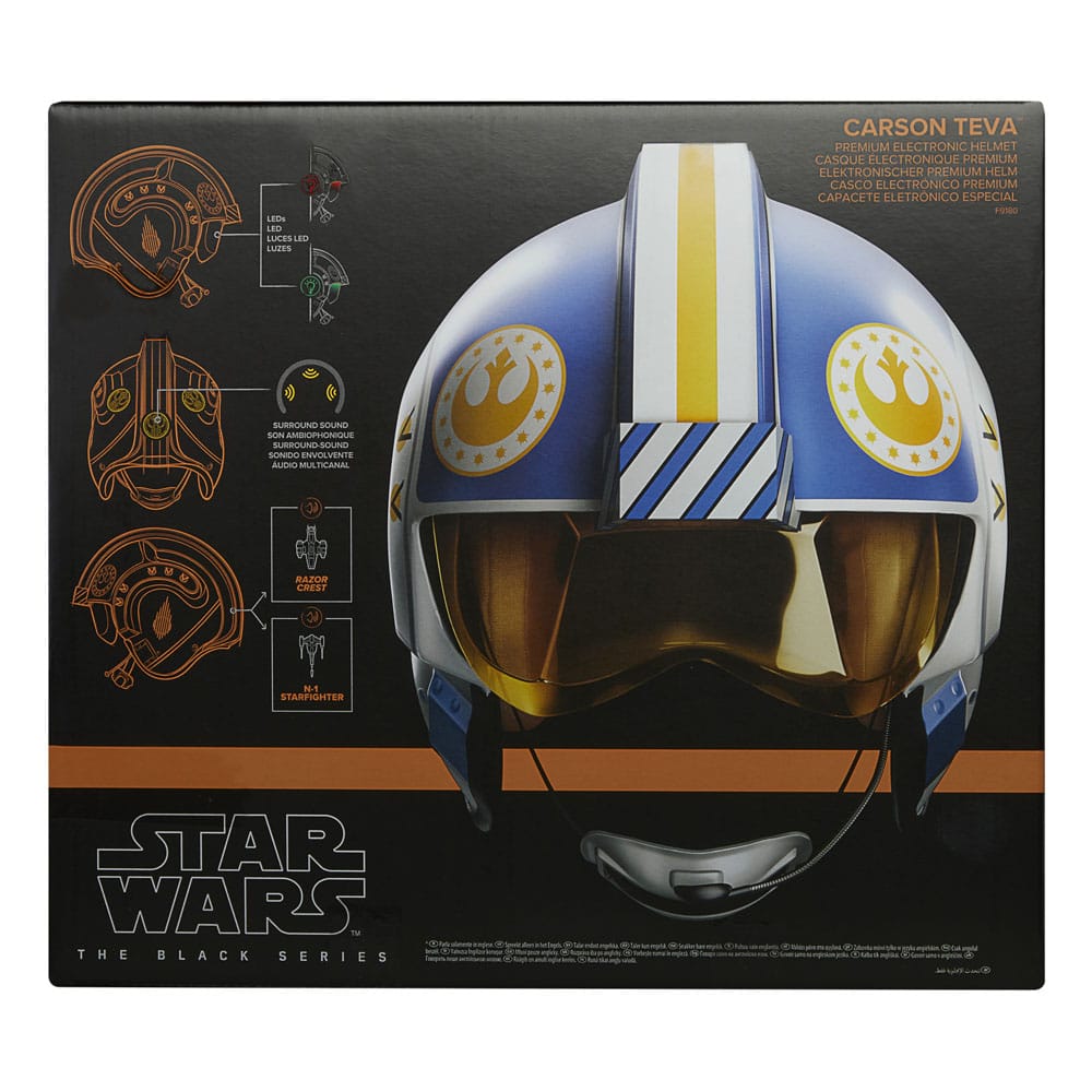 Star Wars: The Mandalorian Black Series casque electronique Carson Teva Répliques: 1/1 Star Wars