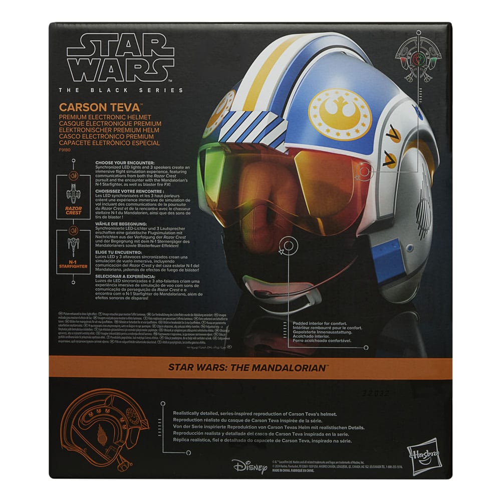 Star Wars: The Mandalorian Black Series casque electronique Carson Teva Répliques: 1/1 Star Wars