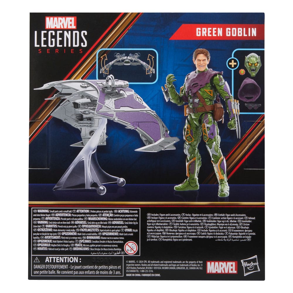 Spider-Man: No Way Home Marvel Legends figurine Le bouffon vert 15 cm