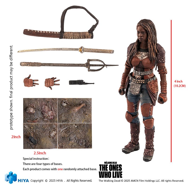 The Walking Dead: The Ones Who Lived figurine 1/18 Exquisite Mini Michonne 10 cm