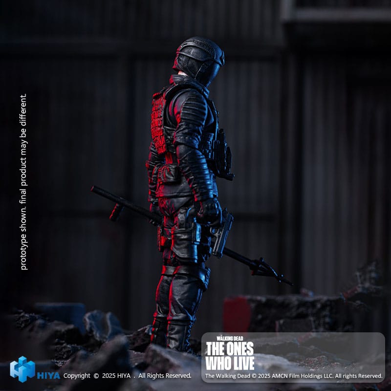 Figurine The Walking Dead : The Ones Who Lived 1/18 Exquis Mini CRM Soldier 10 cm