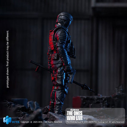 Figurine The Walking Dead : The Ones Who Lived 1/18 Exquis Mini CRM Soldier 10 cm